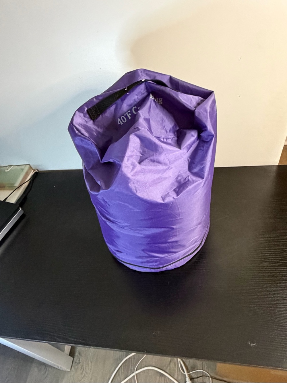 L.L.Bean 40°F Camp Bag Kids Sleeping Bag Purple